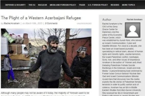 ABŞ mətbuatında Qərbi Azərbaycan qaçqınlarının taleyindən bəhs edilib
