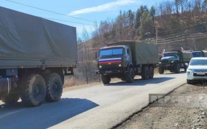 Xankəndi-Laçın yolunda sülhməramlıların 71 avtomobili maneəsiz keçib