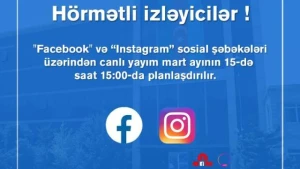 \"Azəriqaz\" rəhbərliyinin canlı yayımı olacaq