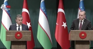 Ərdoğan Mirziyayevlə görüşdü