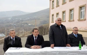 Əhəd Abıyev Əmirvar kəndində səyyar qəbul keçirdi - FOTOLAR
