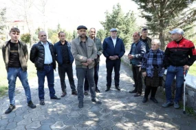 Şəki şəhərinin sakinlərini \"Açıq mikrofon\"a gətirən səbəblər - FOTOLAR