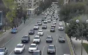 Bakının bu yollarında sıxlıq var - SİYAHI