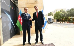 Yerusəlimdə Azərbaycan və İsrail XİN rəhbərləri görüşür - FOTO