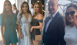 Nigar Camal Prezident və ailəsi ilə bir arada - FOTO/VİDEO