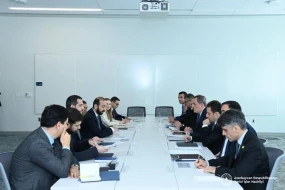 Bayramov və Mirzoyan arasında ikitərəfli GÖRÜŞ - FOTO