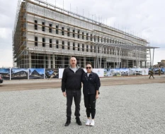 Prezident və birinci xanımın Ağdam səfərindən FOTOLAR