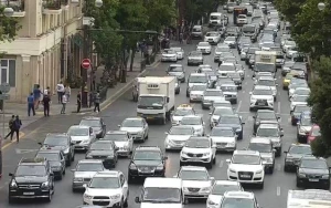 Bakının bu yollarında tıxac var - SİYAHI