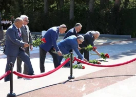 AHİK tərəfindən Ulu Öndər Heydər Əliyevin 100 illiyi münasibətilə tədbir keçirildi - FOTOLAR