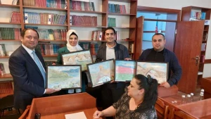 Dövlət Ekoloji Ekspertiza Agentliyi tərəfindən internat evində rəsm müsabiqəsi keçirildi - FOTOLAR