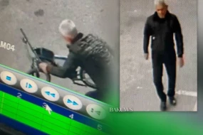 Bakıda kuryerin velosipedi oğurlandı - ANBAAN VİDEO