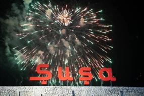 Şuşada atəşfəşanlıq - FOTOLAR