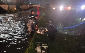 Bu yolda subasmadan sonra hərəkət bərpa olundu - FOTO/VİDEO