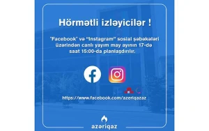 “Azəriqaz”ın canlı yayımı olacaq 