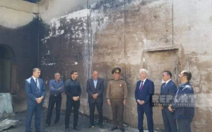 Cəlilabadda yanğın baş verən məscidə baxış KEÇİRİLDİ - FOTO