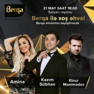 “Berqa” ilə “Xoş əhval” konserti bu dəfə Salyanda 