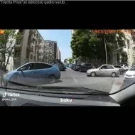 Bakıda qəza: “Prius” qadını vurdu - ANBAAN VİDEO