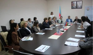 Əqli Mülkiyyət Agentliyində “Heydər Əliyev və kitabxana” mövzusunda konfrans keçirildi - FOTOLAR
