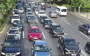 Bakının bu yollarında tıxac var - SİYAHI