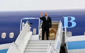 İlham Əliyevin Qazaxıstana səfəri başa çatdı - FOTO