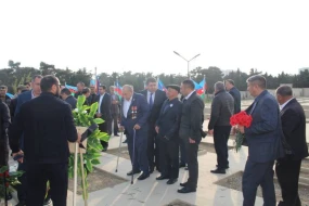 İkinci Fəxri xiyabanda şəhid Əkrəm Şadmanovun əziz xatirəsi yad olundu - FOTO