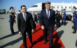 Xorvatiyanın Baş naziri Azərbaycana gəldi