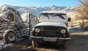 Azərbaycanın bu bölgəsinə qar yağdı