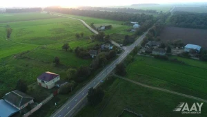 Masallıda 51 min əhalinin istifadə etdiyi yol yenidən quruldu - VİDEO