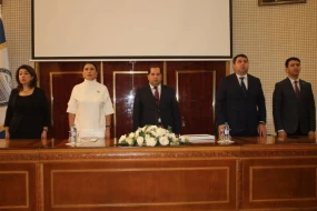 BDU-da “Tarixin Heydər Əliyev zirvəsi” adlı tədbir keçirildi - FOTOLAR