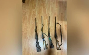 Qobustanda vətəndaşlar silahlarını təhvil verdi - FOTO