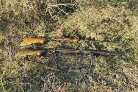 2 rayonda silah-sursat aşkarlandı - FOTO