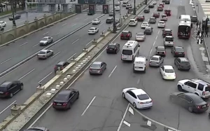 Bakının bəzi yollarında tıxac var - SİYAHI