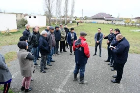 Bu dəfə Xaçmaz RQİİ-nin rəhbər şəxsləri Xudat şəhər sakinlərinin müraciətlərini qeydiyyata aldı