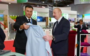 Prezident SPECA ölkələrinin sərgisinin açılışında - YENİLƏNDİ (FOTOLAR)