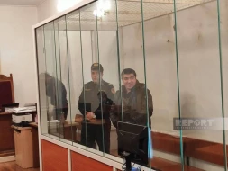 \"Mahir Ay Brat\" ləqəbli meyxanaçının məhkəmədən görüntüləri - FOTO