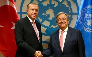 Ərdoğan Quterreşlə danışıqlar apardı