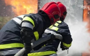 Bakıda ticarət mərkəzində yanğın oldu