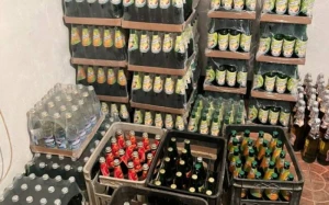 Ağstafada saxta içkilər istehsal edən müəssisə aşkarlandı