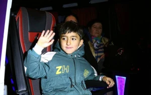 63 sakin də Laçına yola salındı - FOTOLAR