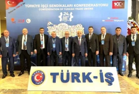 TÜRK-İŞ-nin 24-cü Qurultayının açılışı oldu - FOTOLAR
