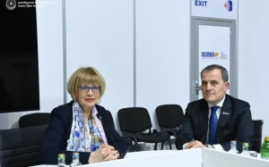 Ceyhun Bayramov ATƏT-in Baş katibi ilə görüşüb - FOTO