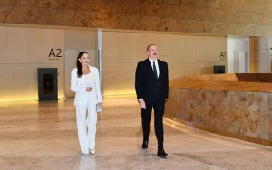 Prezidentlə xanımının bugünkü açılışdan fotoları - YENİLƏNDİ