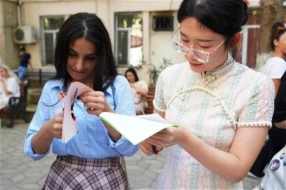 Azərbaycan Dillər Universitetində Konfutsinin doğum günü qeyd olundu - FOTOLAR
