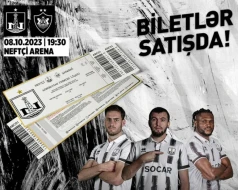 “Neftçi” - “Qarabağ” matçının biletləri satışa çıxarıldı