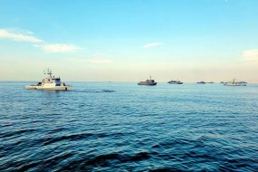 “Xəzri-2023” birgə taktiki təlimi davam edir - VİDEO