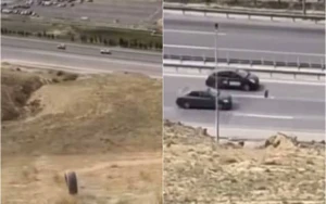 Yola təkər atan yeniyetmələr saxlanıldı - RƏSMİ