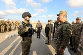 Müdafiə nazirləri “Xəzri-2023” birgə taktiki təliminin növbəti mərhələsini izləyiblər - VİDEO