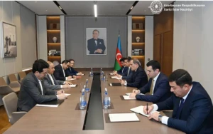 Ceyhun Bayramov İran xarici işlər nazirinin müavini ilə görüdü