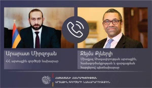Mirzoyan britaniyalı həmkarı ilə danışıqlar apardı