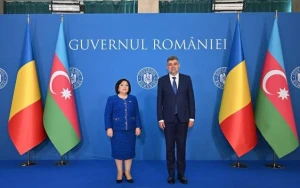 Sahibə Qafarova Rumıniyanın Baş naziri ilə görüşdü - FOTOLAR